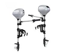 TIEOAXFT Motore fuoribordo Elettrico brushless 12/2448V 3,6-8,0HP 1200W for gommoni/Barche da Pesca - velocità Continua, Barra e Controllo Posteriore(12V130lbs)