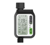 TIEOAXFT Progettazione Professionale di irrigatori da Giardino Esterni con sensore di Acqua piovana, Timer elettronico for l'irrigazione Domestica(POP3-HCT-355-BS)