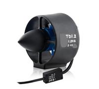 TIEOAXFT Propulsore subacqueo da 1,2 kg, Motore brushless da 12 V con ESC bidirezionale Completamente Impermeabile for ROV, Barca RC, fondale Marino, Fotografia(CW)