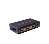 TIEOAXFT Splitter compatibile 4K@60Hz UHD HDR Scaler Down 1x2 1 In 2 HDCP2 0 4:4:4 18Gbps Cascade