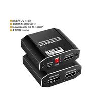 TIEOAXFT Splitter ProAV 4K UHD 2.0 1x2 HDCP HDR for Blu-ray DVD PS4 PS5(ZY-HS20C)