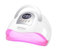 TIEOAXFT Sun X26 Max Asciuga Unghie Lampada UV LED da 380 W for Unghie Lampada for Manicure con 81 LED for Smalto in Gel con sensore Intelligente Automatico Nail Art