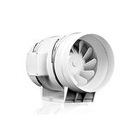 TIEOAXFT Ventilatore for condotto da 4 pollici, aspiratore in linea a basso rumore for la ventilazione di casa, bagno e grow room(5inch)