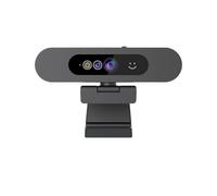 TIEOAXFT Webcam 1080P con riconoscimento Windows Hello, accesso tramite PC, microfono, webcam in streaming for Tiktok/YouTube(2K webcam)