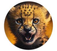 Tier-Leoparden-Puzzle für Erwachsene, 1000-teiliges Papppuzzle für Teenager und Familienspaß, perfektes Weihnachtsgeschenk, 1000 Teile (67,5x67,5cm)