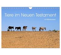 Tiere im Neuen Testament mit Bibelversen (Wandkalender 2026 DIN A4 quer), CALVENDO Monatskalender: Einige der über 100 in der Bibel erwähnten Tiere ... überwiegend in Großaufnahmen vorgestellt.