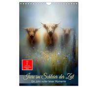 Tiere im Schleier der Zeit (Wandkalender 2026 DIN A4 hoch), CALVENDO Monatskalender: Ein Jahr leiser Momente -Tiere, wie man sie selten sieht.