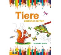 Tiere zeichnen lernen: Schritt für Schritt (Copertina rigida)