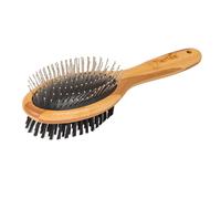 Tierfee Spazzola Cura Della Pelle Two IN Uno Bambù - Grande - Cani Gatti