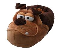 Tierhausschuhe Hund Glubschi Bello Braun Gr. 39-41