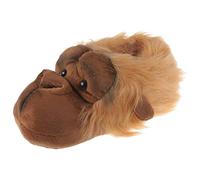 Tierhausschuhe Orang Utan Affe Tier Hausschuhe Pantoffel Puschen Schlappen Kuscheltier Plüsch Unisex Orange 36-48, TH-Affe, schuhgröße 44/45
