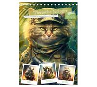 Tierische Krieger. Pelzige Soldaten im aktiven Dienst des Militärs (Tischkalender 2026 DIN A5 hoch), CALVENDO Monatskalender: Animalische Streitkräfte und Luftwaffe für die Sicherheit