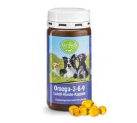 tierlieb Capsule di olio di lino Omega-3-6-9 per cani 180 capsule