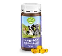Tierlieb - Capsule di Olio di Lino Omega-3-6-9 per Cani (180 capsule)