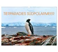 Tierparadies Südpolarmeer (Wandkalender 2027 DIN A3 quer), CALVENDO Monatskalend
