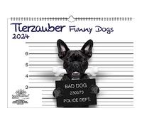 Tierzauber Funny Dogs - Calendario DIN A3 per cani 2024 - Incantesimo dell'anima