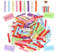 TIESOME 380 pezzi sciolti tombola colorati, sciolti da scrivere, misti, vuoti, con anelli in metallo, piccoli foglietti per scrivere la felicità per note di messaggio, note di bottiglia desiderate