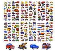TIESOME 3D Puffy Aufkleber für Kinder, 12 Blatt Auto und LKW Aufkleber Kinderaufkleber Lehrer Belohnungsaufkleber DIY Dekorationsaufkleber für Handwerk, Scrapbooking, Mädchen Jungen Lehrer