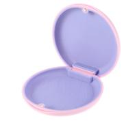TIESOME Custodia con chiusura magnetica, per ortodontico, sottile, per parentesi graffe, custodia per protezione notturna, colore rosa