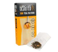 Tiesta - Filtri per tè in foglie sfuse usa e getta, numero 2, capacità da 2 a 4 tazze, 100 filtri
