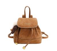 TIEZHICHESHI Borsa a tracolla in pelle con texture straniera da donna semplice temperamento, Marrone