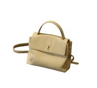 TIEZHICHESHI Borsa in pelle primavera/estate borsa retrò portatile pendolare, Giallo Formaggio, 23cm*8.5cm*17.5cm