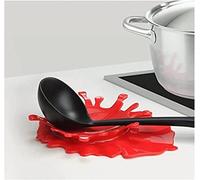 tifee Mustard - Supporto per Cucchiaio in Silicone a Forma di Ketchup, Ideale Come Regalo Creativo