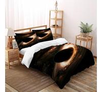 TIFFAN Whirlpool cosmico 3 Pezzi Duvet Cover Stampa CArteone animato Fantasia Arte 3D Fibra Super Morbida Con Federe Per Ragazzi E Ragazze King Size Super King(260x220cm)