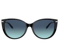 Tiffany Donna TF4178 80019S Occhiali da sole Acetato Nero Blu Cat Eye Normale Sfumato