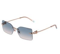 Tiffany Donna Tiffany TF3088 610516 Occhiali da sole Metallo Rosso Marrone Squadrata Normale Sfumato