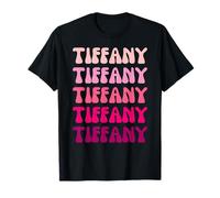 Tiffany First Name Minimalist Design Maglietta