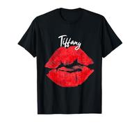 Tiffany Labbra Rosse Nome Personalizzato Maglietta