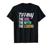 Tiffany The Girl The Myth The Legend Nome Divertente Maglietta