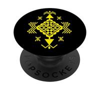 TIFINAGH AMAZIGH ARTE E Io SONO KABYLE ALGERIE gli amazigh PopSockets PopGrip Adesivo
