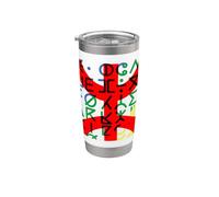 TIFINAGH AMAZIGH ARTE E SONO KABYLE ALGERIA Bicchiere termico in acciaio inox doppia parete