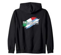 Tifosi dell'Italia Bandiera Argentina Pride Heritage Felpa con Cappuccio