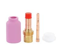 TIG Accessorio di saldatura Connettore medio Ceramico Coperoncini Elettrodo Coperonello Set di torcia Parti di torcia per WP 17 18 26