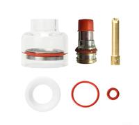 TIG Glass Nozzle Kit 71826 con lente a gas, mandrino e accessori per una maggiore protezione (WP-17/18/26 1.6)