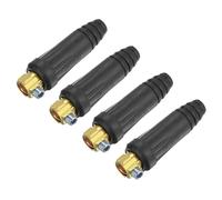 TIG Saldatura Cavo Pannello Connettore Spina Rapido Raccordo DKJ 35-50,Nero,4pz