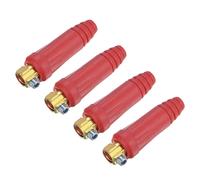 TIG Saldatura Cavo Pannello Connettore Spina Rapido Raccordo DKJ 35-50,Rosso,4pz