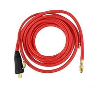 TIG Torch WP26 Quick Connect, Argon Welding Gas Electric Integrated, Red Hose Cable Wire, Capacità 250A, Per WP26F WP26V WP26FV SR26 Serie