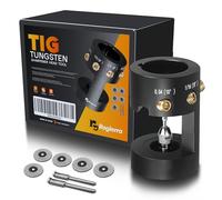 TIG Tungsteno Elettrodo Affilatrice Testa Strumento Compatibile con TIG Saldatura Strumento Multi-Angolo con 4 Cut-Off Slot