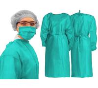 Tiga-Med 10-3050 abito monouso, verde, 120 cm x 140 cm, confezione da 10