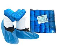 Tiga-Med Copriscarpe in polietilene monouso, robusti, 3,5 g Copriscarpe usa e getta per sala operatoria, 1000 pezzi, colore blu