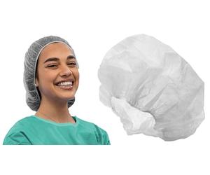 Tiga-Med - Cuffia per sorelle, 500 pezzi, colore: Bianco
