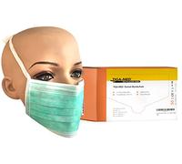 Tiga-Med Disposable Surgical Masks, 3 layers, Green, with Straps, 99.5 % by Tiga-Med