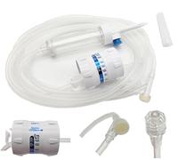 TIGA-MED Regolatore per infusione con regolatore di precisione, contagocce | 10/25/50/100 pezzi | con 2 scale | lunghezza tubo 180 cm | sterile | sistema di infusione con regolatore di goccia (50)