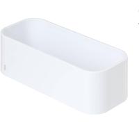 Tiger 2-Store Vaschetta da Parete/Cestello Doccia, Bianco, 25x11x8cm