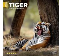 Tiger 2026 Calendar: Majestic Big Cats in the Wild