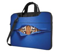 Tiger After Blue Wall Minimal Laptop Bag Custodia per Laptop 15.6 Pollice Borse per Computer Imbottito Copertura Del Manicotto Per Le Donne Uomini